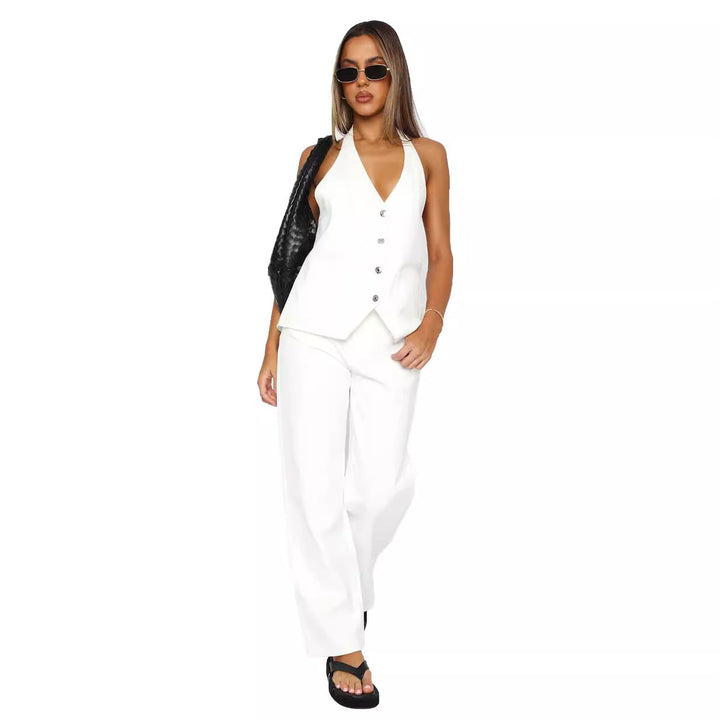 Damen Elegantes und lässiges Zweiteiler-Anzug-Set Drune