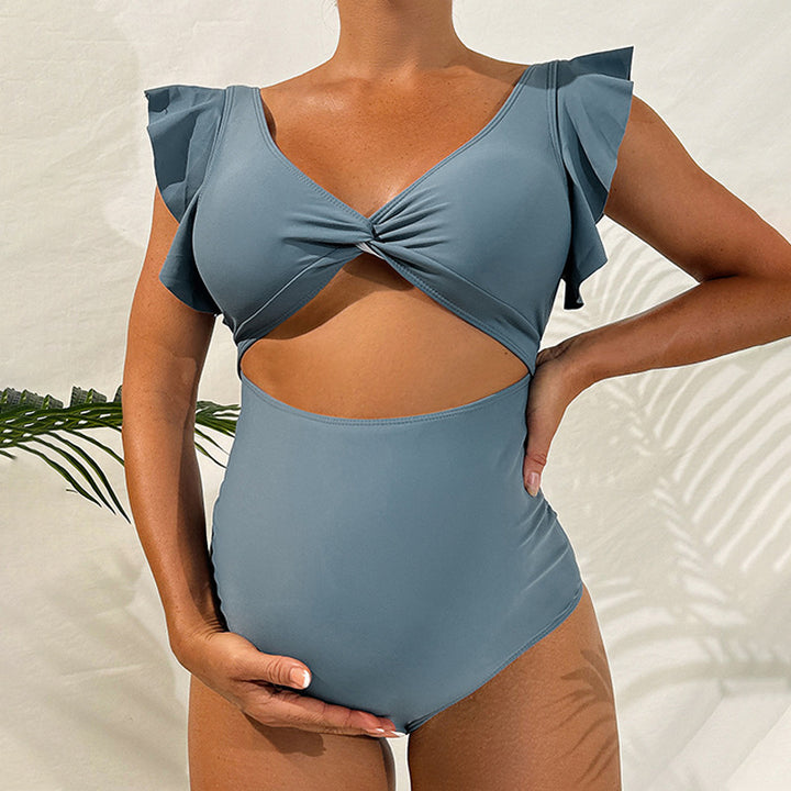 Damen Cut-Out Bikini mit Rüschendetails Drune