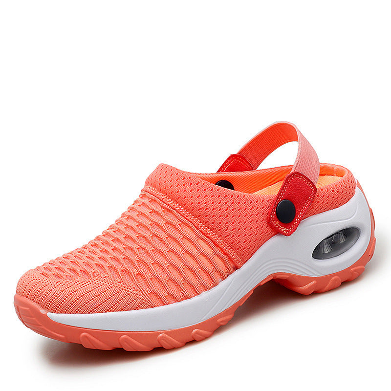 Damen  atmungsaktive Mesh-Clogs mit luftgepolsterter Dämpfungssohle und verstellbarem Fersenriemen Drune