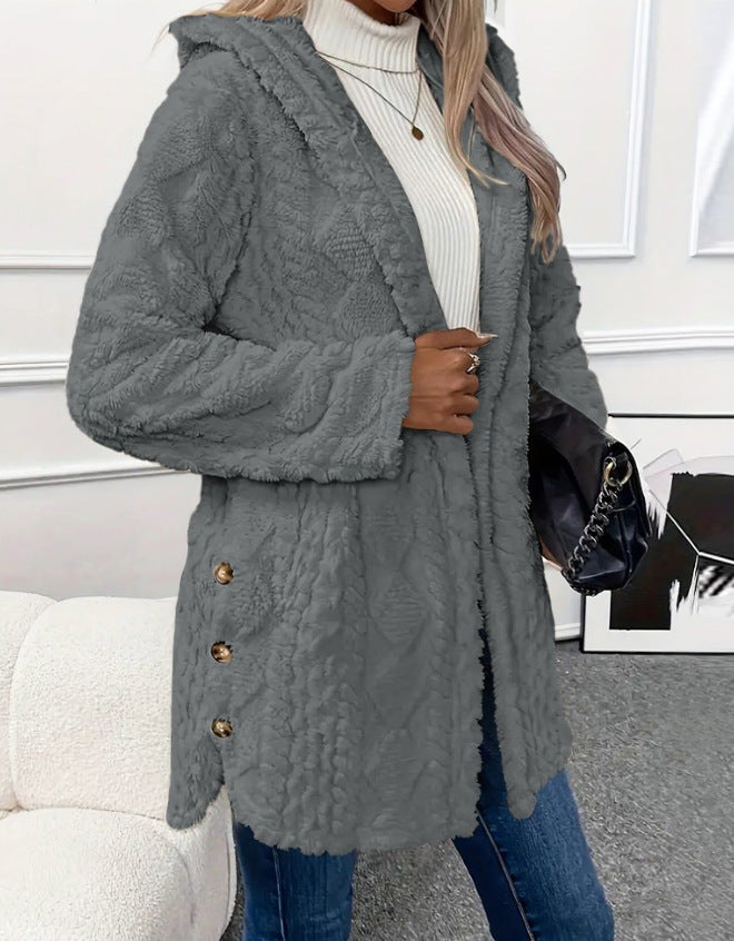 Damen weiche Fleecejacke Drune