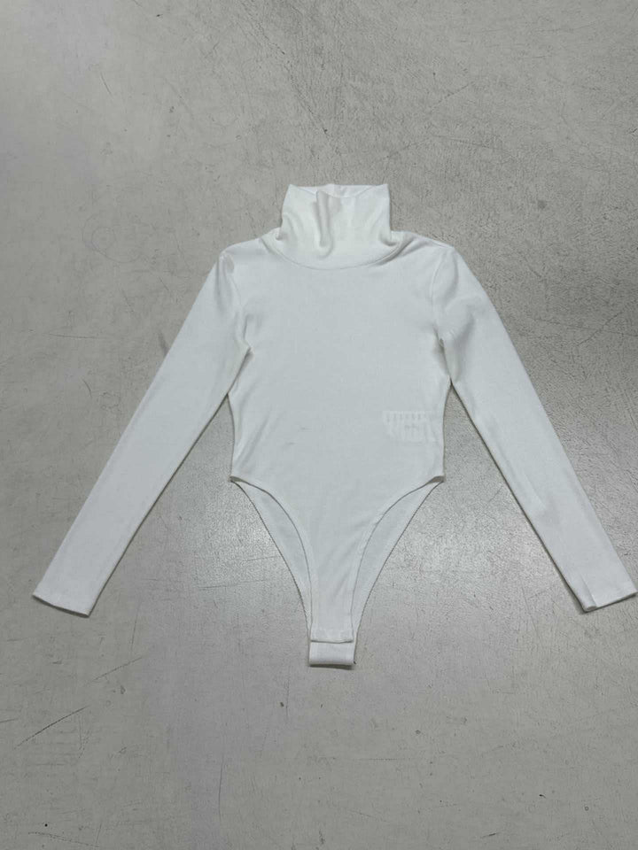 Damen Body mit hohem Kragen und eleganter Passform Drune