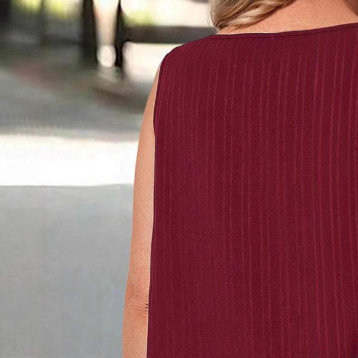 Damen Weiter Schnitt Tank-Top mit lässigem Stil Drune