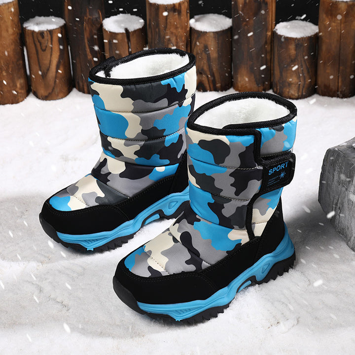 Damen warme und gefütterte Winterstiefel Drune