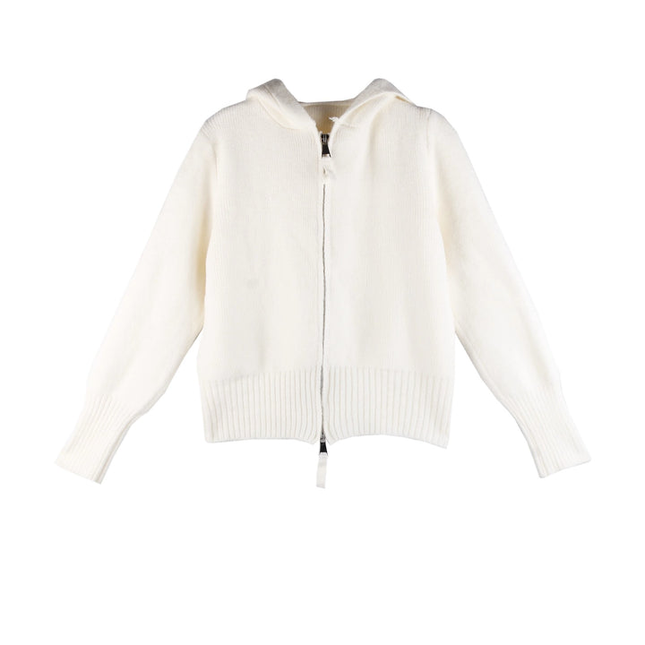 Damen Strickjacke mit Kapuze und durchgehendem Reißverschluss Drune