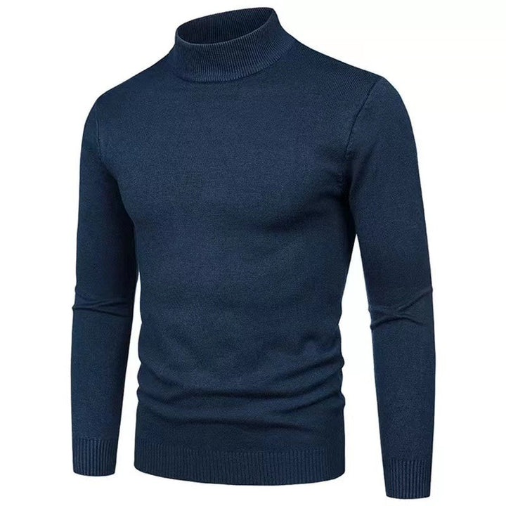 Herren Rollkragenpullover aus hochwertigem Strickmaterial mit feiner Textur Drune