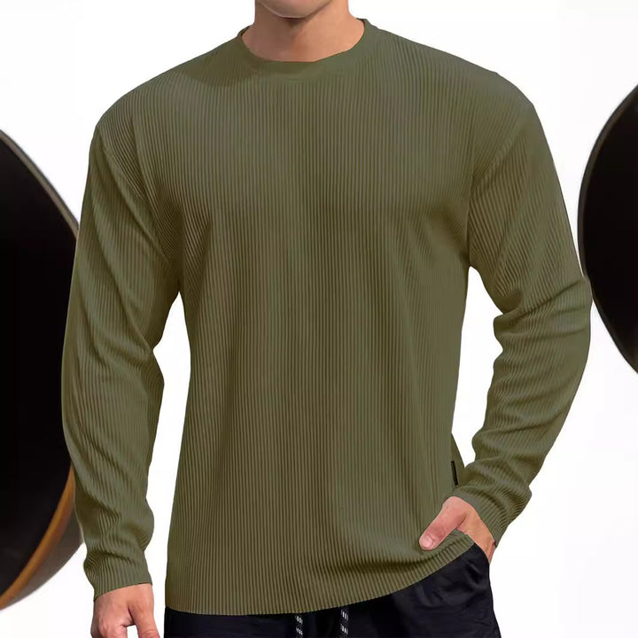 Herren Feinstrickpullover mit strukturiertem Rippenmuster Drune