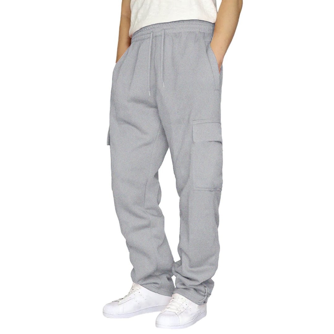 Herren nan Cargo-Jogginghose mit elastischem Bund, Kordelzug und verstellbarem Saum Drune