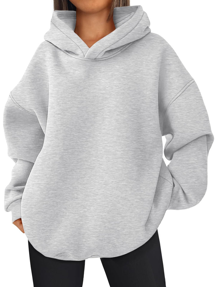 Damen Oversized Bequemer Pullover Hoodie Drune