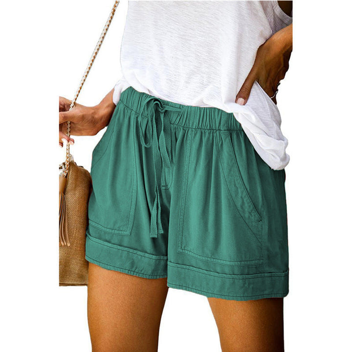 Damen Bequeme Sommer-Shorts mit elastischem Bund und praktischen Taschen Drune