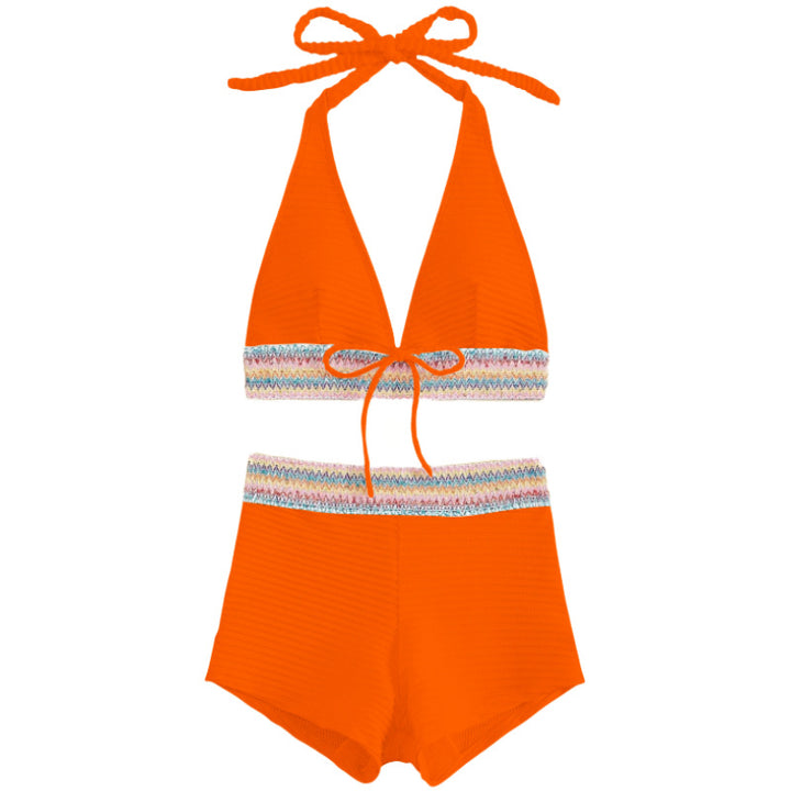 Damen Bikini-Set mit hoch geschnittenen Shorts Drune