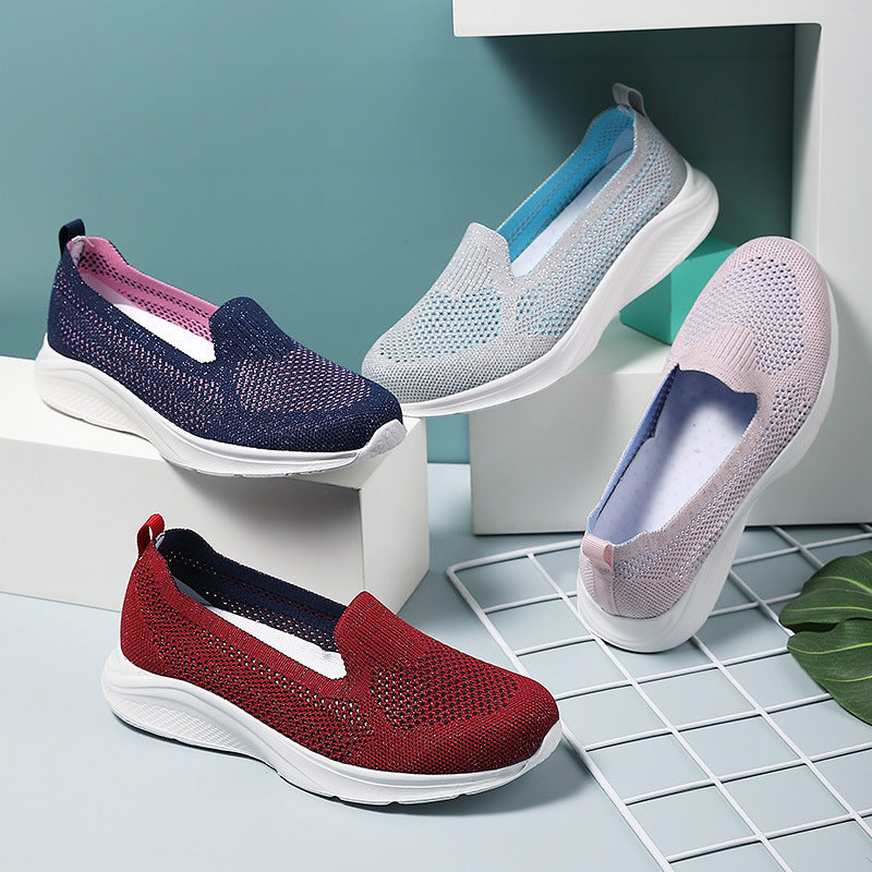 Damen nan nahtloser Sockensneaker mit Memory-Fußbett und flexibler Leichtlaufsohle Drune