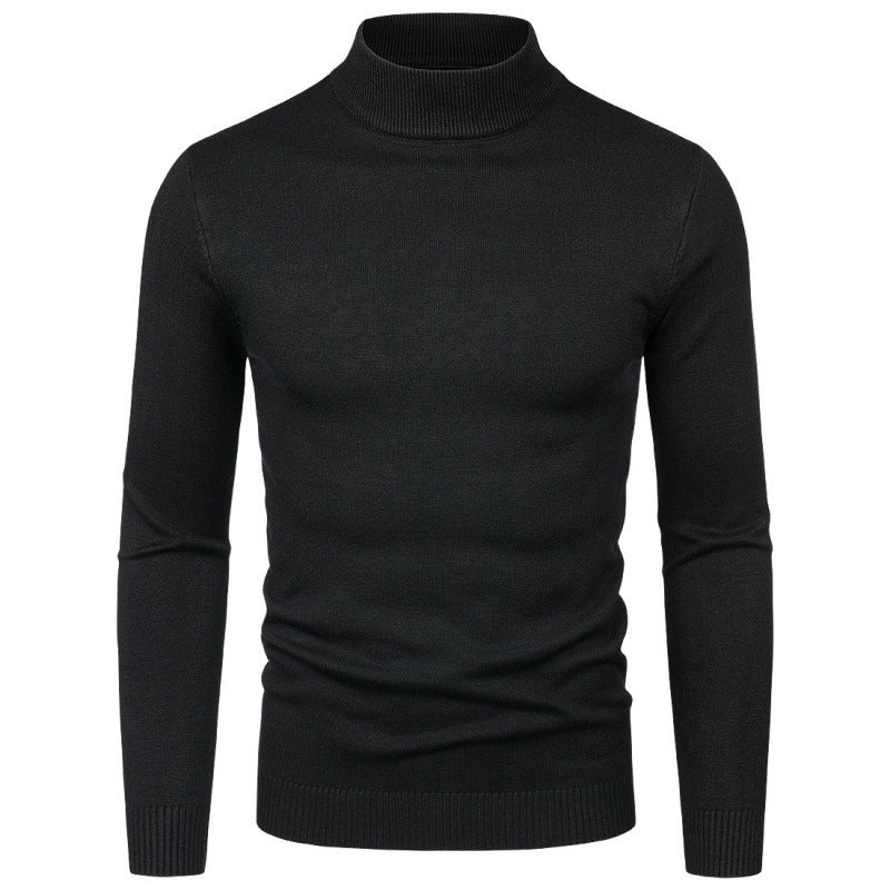 Herren eleganter Rollkragenpullover aus feiner Baumwollmischung Drune