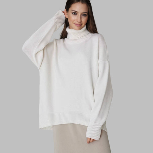 Drune | Lässiger Lockerer Rollkragenpullover