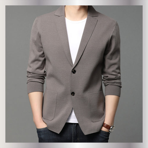 Herren Strickblazer mit eleganten Knopfdetails und praktischen Taschen Drune