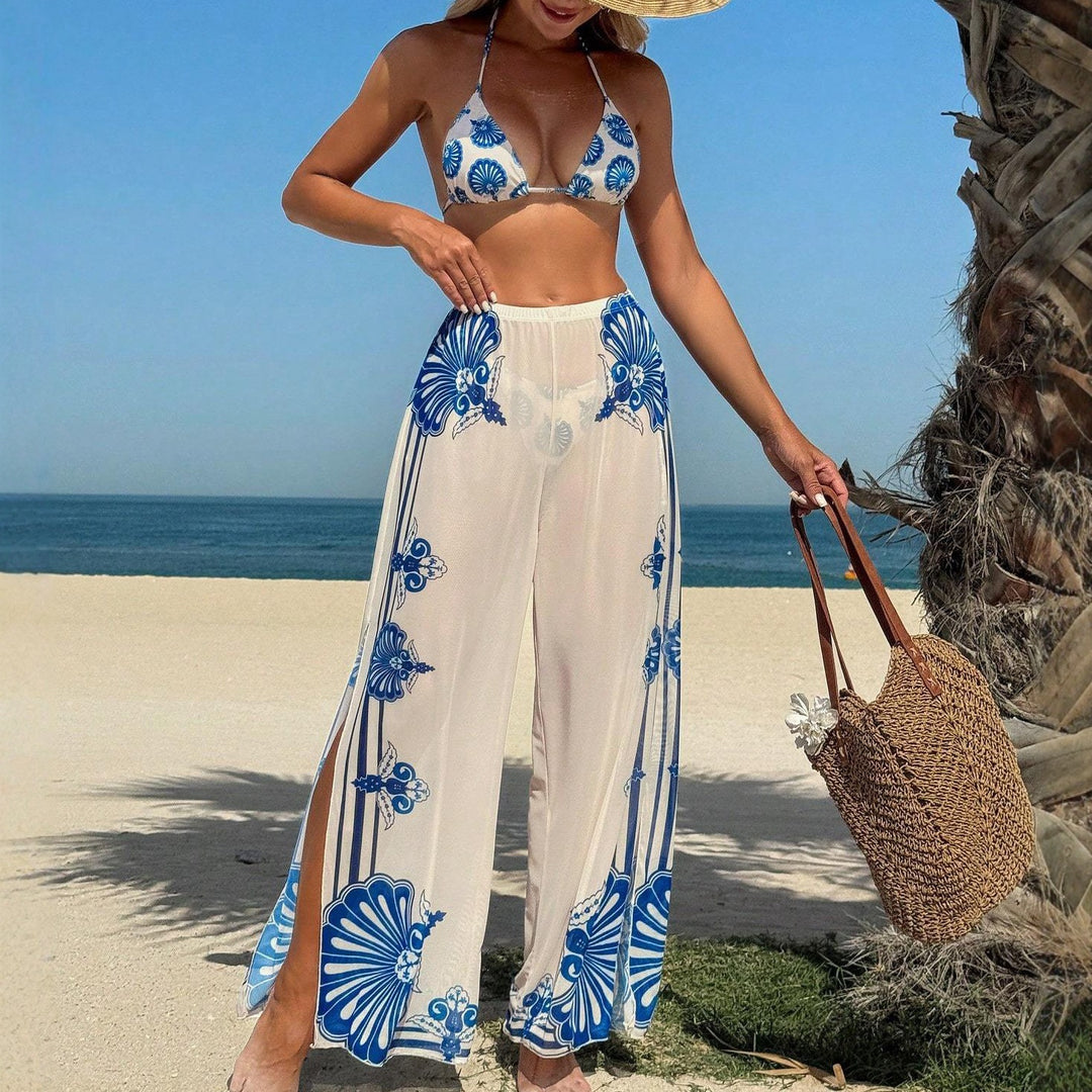 Damen Bikiniset mit floralem Design und luftiger Schnittführung Drune