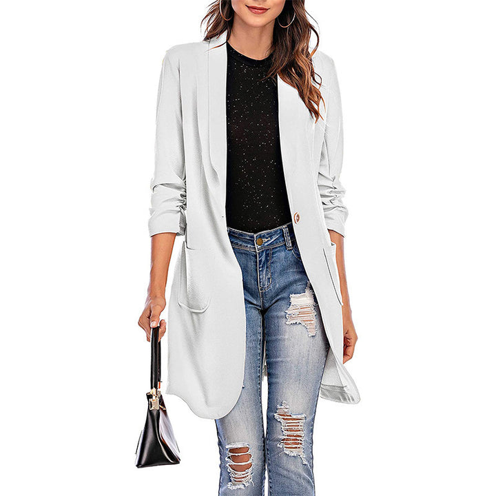 Damen Eleganter Oversized Blazer mit praktischen Taschen und schickem Schnitt Drune