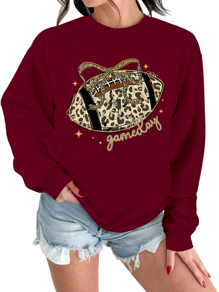 Damen Sweatshirt mit aufregendem Sportmotiv und lässigem Schnitt Drune