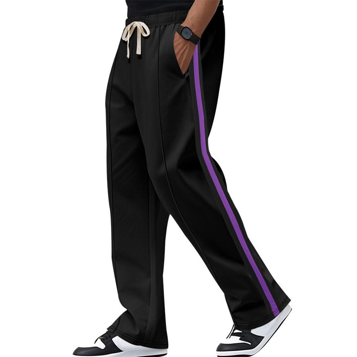 Herren Sportliche Sweatpants mit seitlichen Kontraststreifen Drune