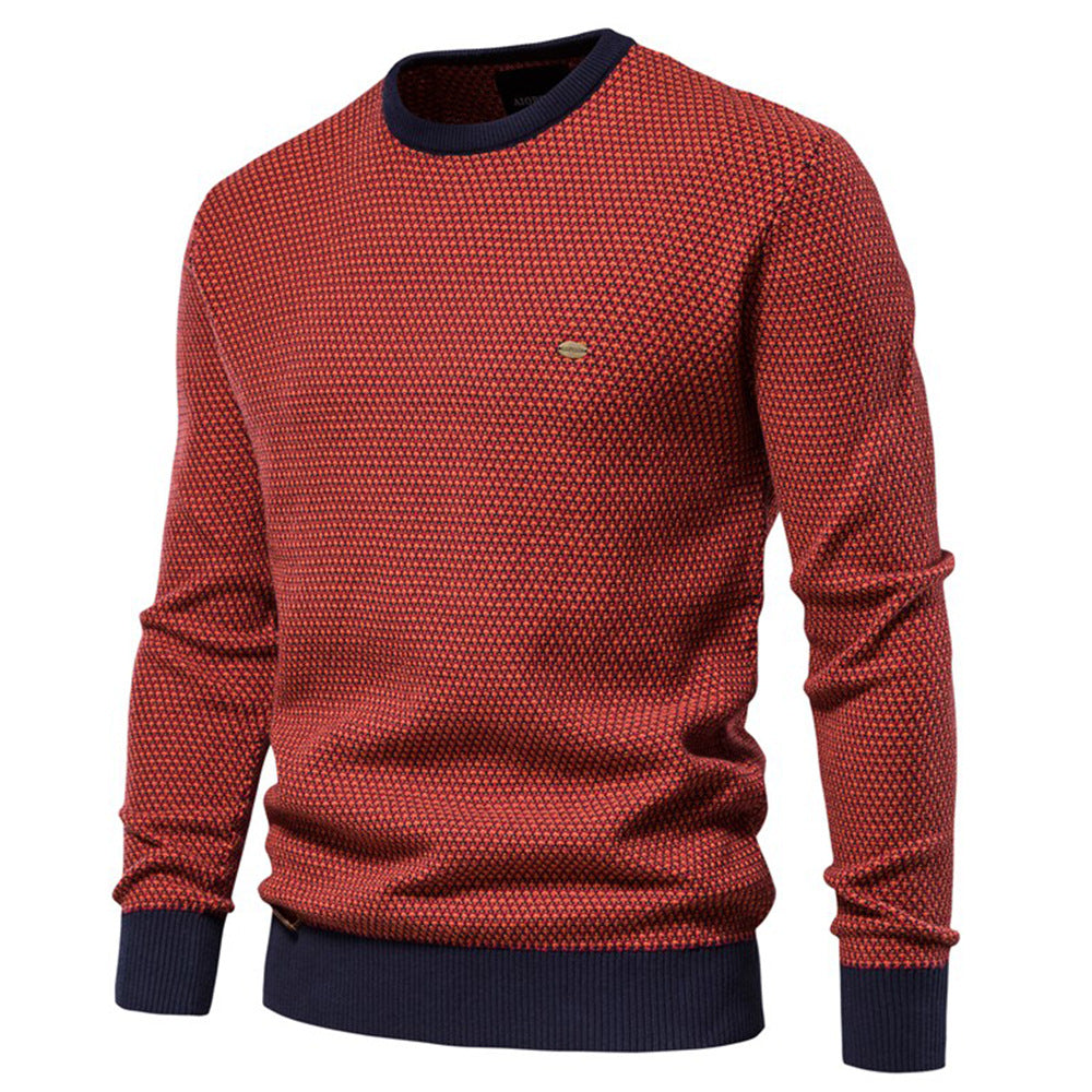 Herren Strickpullover im modernen Wabenmuster mit angenehmem Tragegefühl Drune