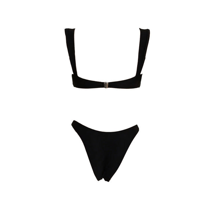 Damen Triangel-Bikini mit elegantem Goldakzent Drune