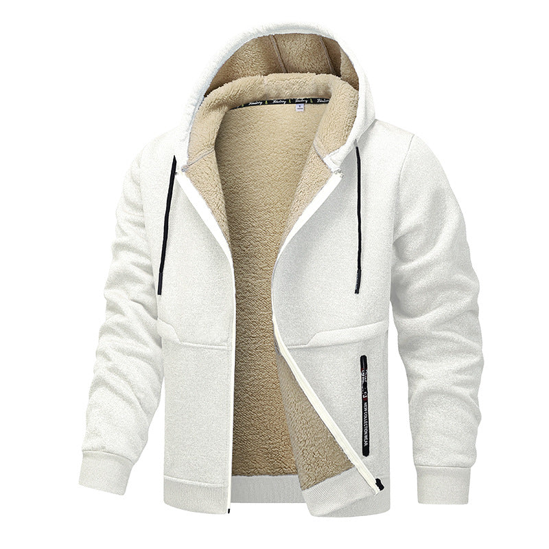 Herren kuschelige Fleecejacke mit hoher Wärmedämmung Drune