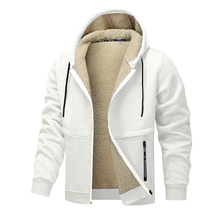 Herren kuschelige Fleecejacke mit hoher Wärmedämmung Drune