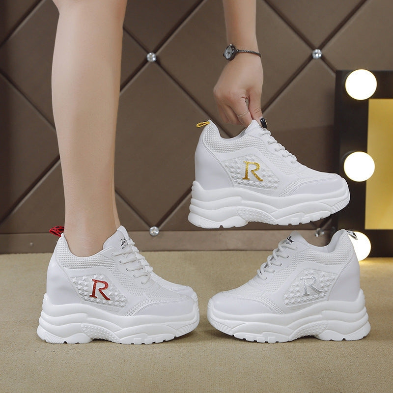 Damen Chunky Sneakers mit atmungsaktiver Mesh-Oberfläche und leichtem Komfort Drune