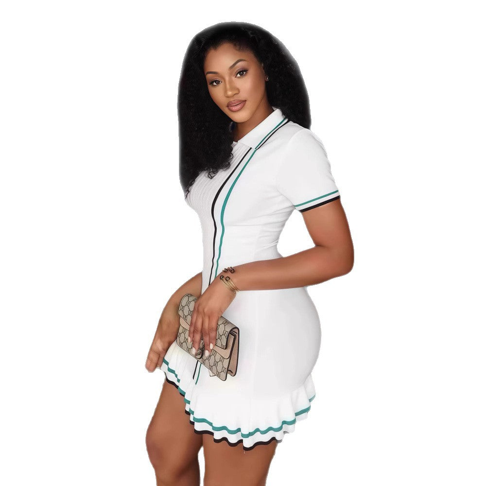 Damen Sportliches Kurzkleid Drune