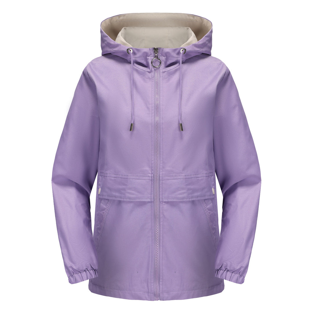 Damen modische Freizeitjacke mit verstellbarem Bund Drune