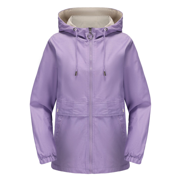 Damen modische Freizeitjacke mit verstellbarem Bund Drune