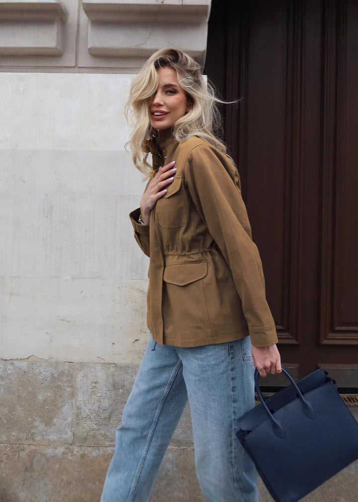 Drune | Chic - Hochkragen Cargo-Jacke