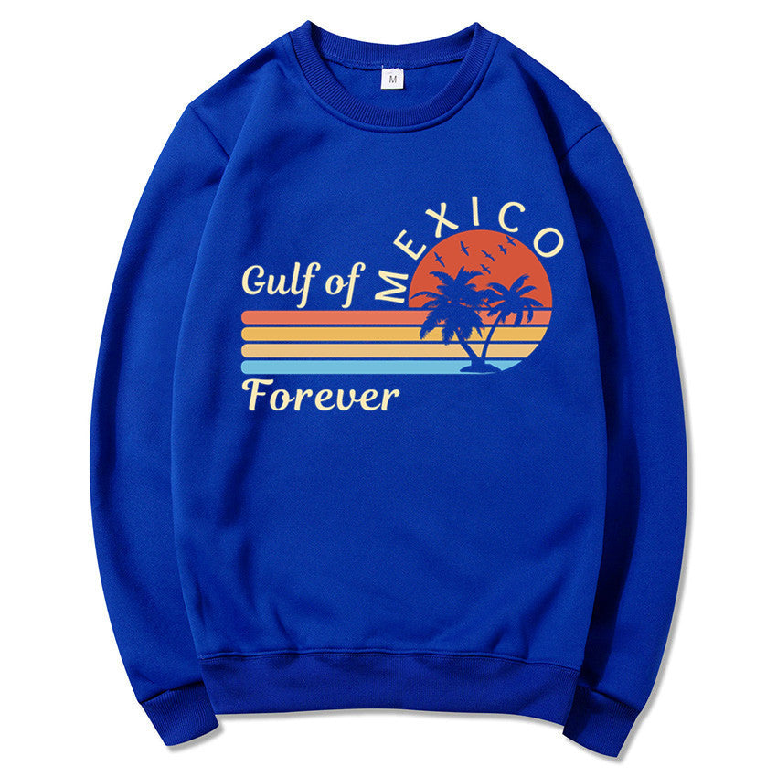 Damen Sweatshirt mit tropischem Grafikdesign und modernem Aufdruck Drune