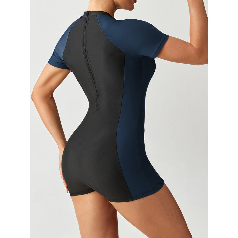 Damen Schwimmanzug mit kurzem Arm und figurformendem Schnitt Drune