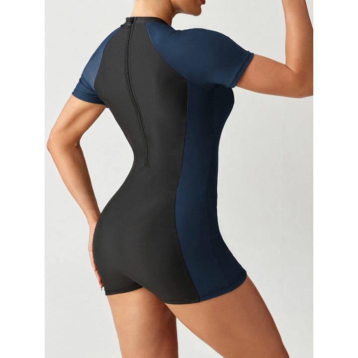 Damen Schwimmanzug mit kurzem Arm und figurformendem Schnitt Drune