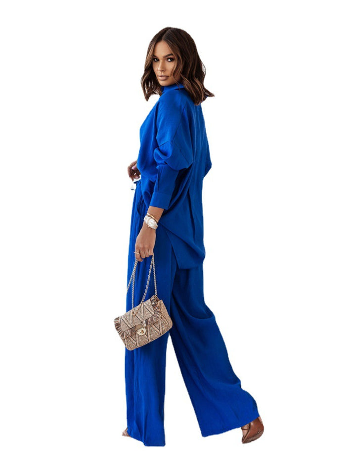 Damen lässiges Hemd mit weitem Schnitt und elegantem Stoff Drune