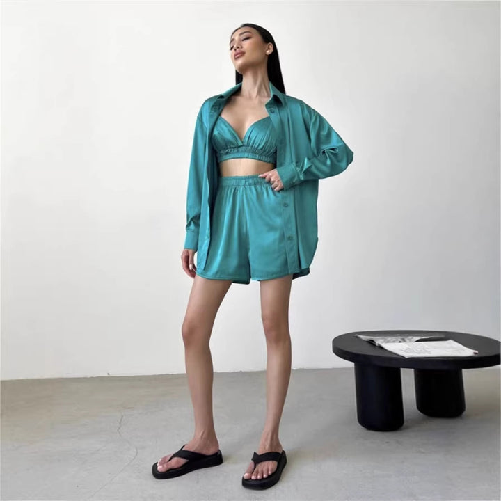 Damen elegantes und luftiges Sommer-Outfit Drune