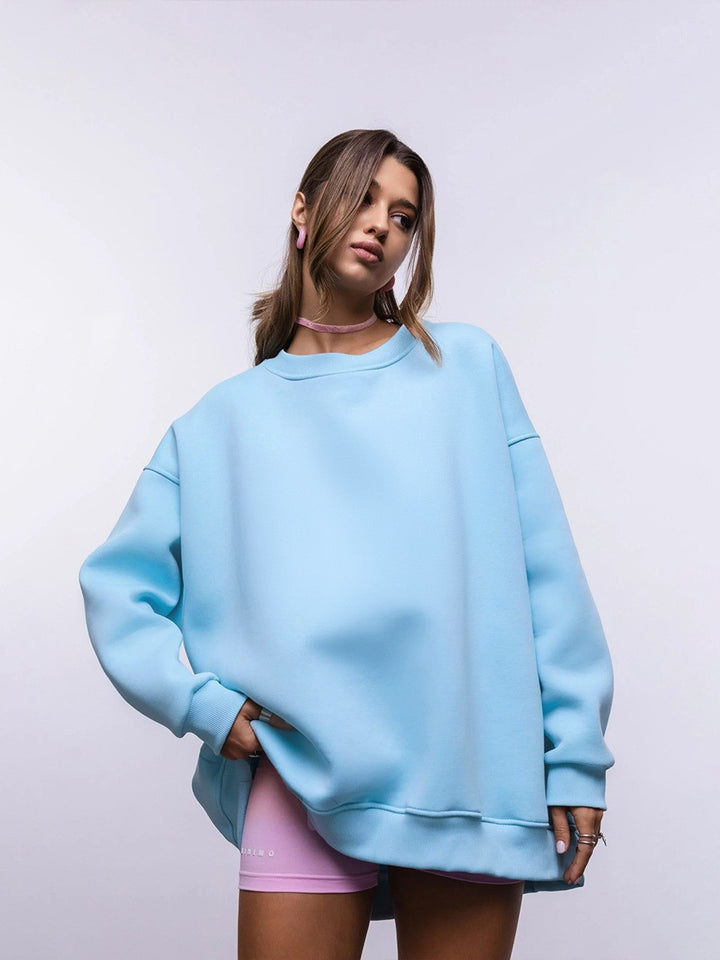 Damen Oversized Sweatshirt mit hohem Komfort und trendy Schnitt Drune