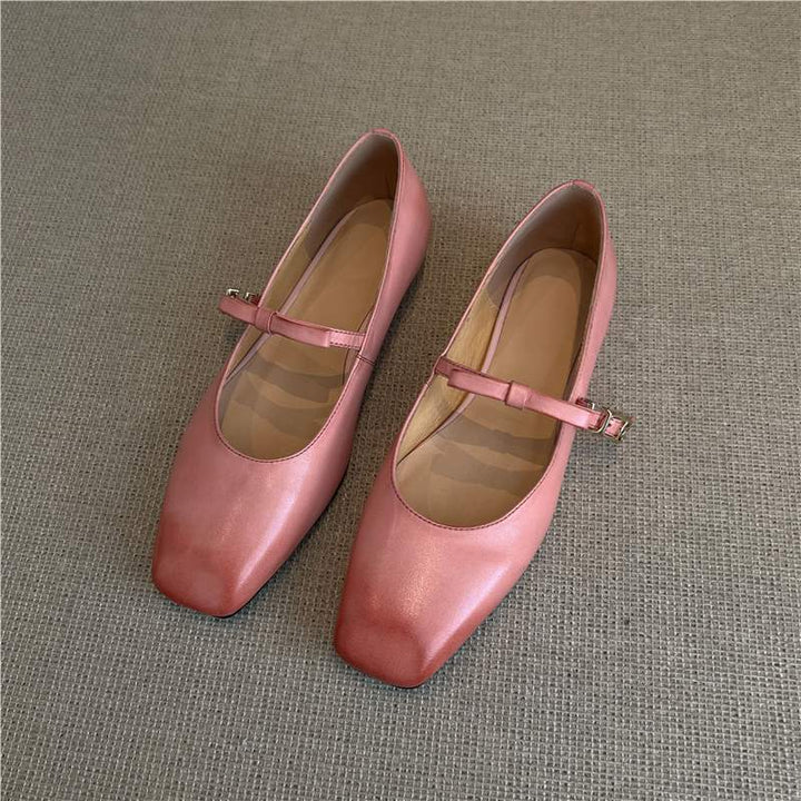 Damen Mary Jane Ballerinas mit edlem Riemenverschluss und komfortabler Sohle Drune