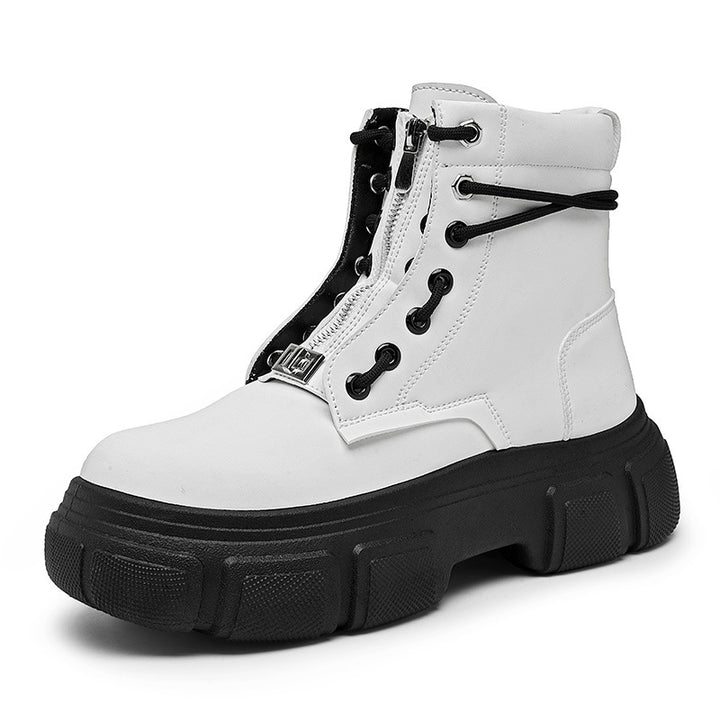Damen robuste Combat Boots mit rutschfester Sohle und innovativem Schnürsystem Drune
