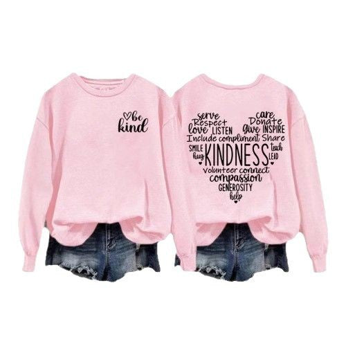 Damen Sweatshirt mit inspirierendem Kaltes-Design und großzügigem Schnitt Drune