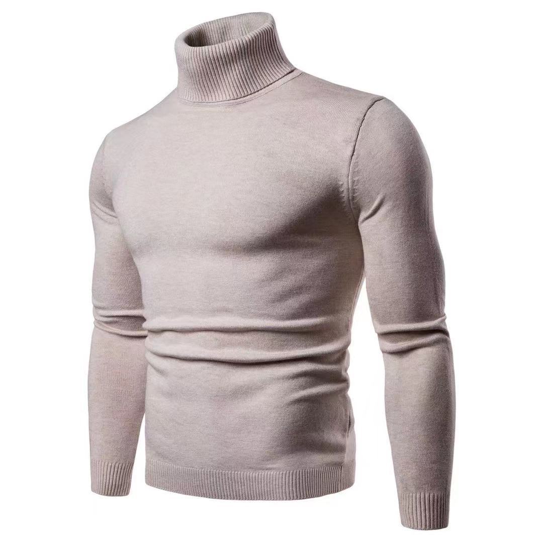 Herren modischer Rollkragenpullover aus feiner Merinowolle Drune