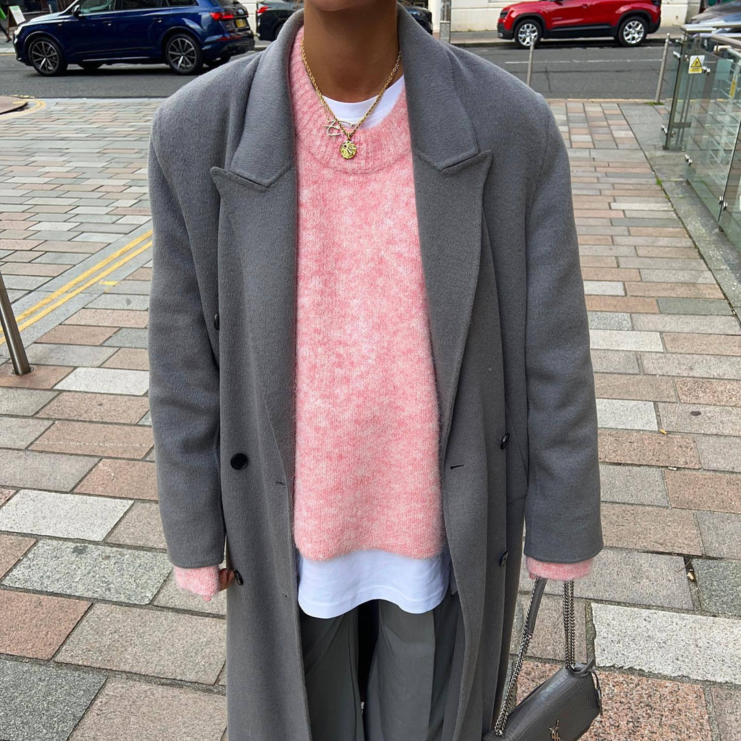 Damen gemütlicher Strickpullover mit lässigem Schnitt Drune