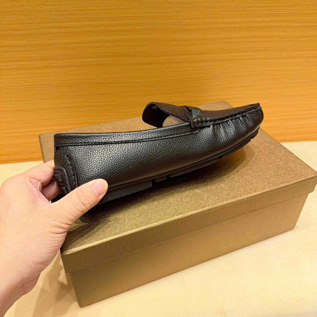 Herren Mokassins aus hochwertigem Leder mit eleganter Ziernaht Drune