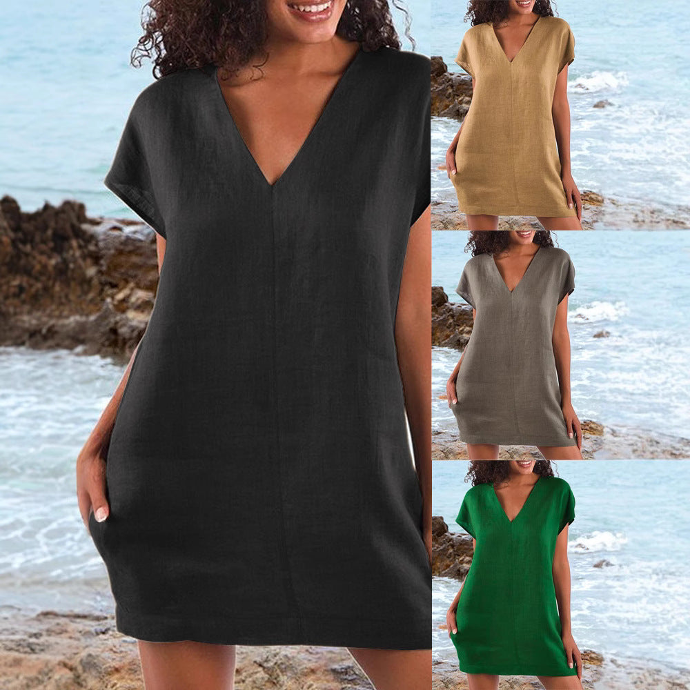 Damen unkompliziertes Sommerkleid Drune