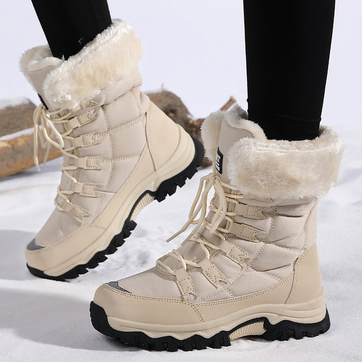 Damen Winterwanderboots mit isolierendem Futter und rutschfester Profilsohle Drune