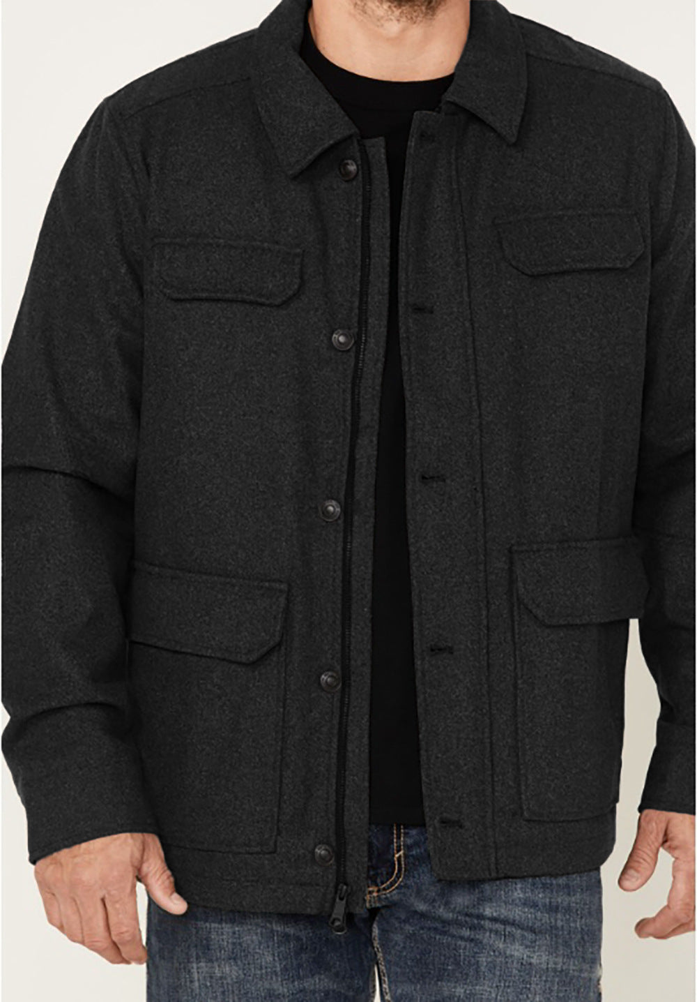 Herren Utility-Jacke mit praktischen Taschen Drune