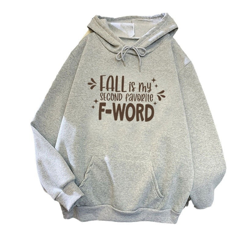 Damen Kapuzenpullover mit witzigem Spruch und lässigem Schnitt Drune
