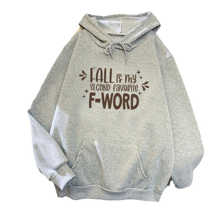 Damen Kapuzenpullover mit witzigem Spruch und lässigem Schnitt Drune