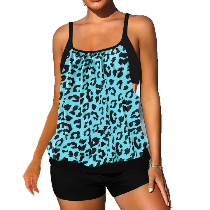 Damen Tankini mit animalischem Muster und lässigem Schnitt Drune