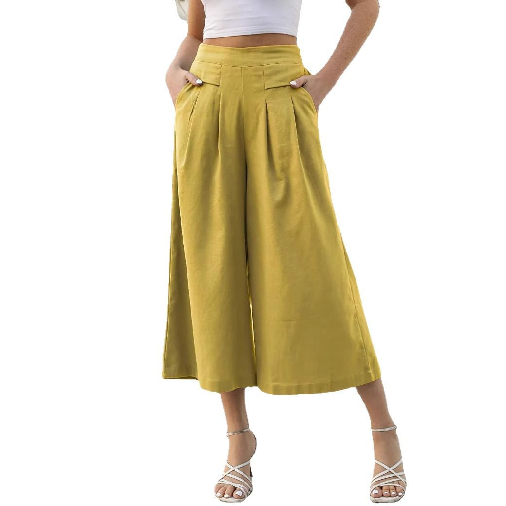 Damen Weite Culotte mit elegantem Schnitt Drune